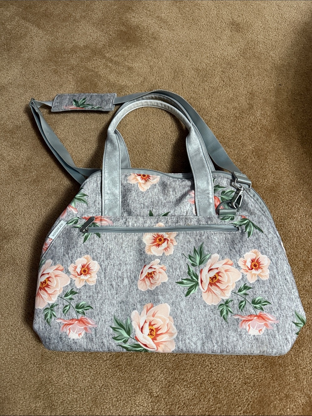 Floral gym bag by Vooray